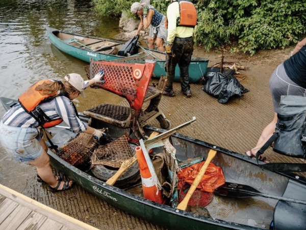 French Broad cleanup (photo 2 from Hi Wire Brewing)